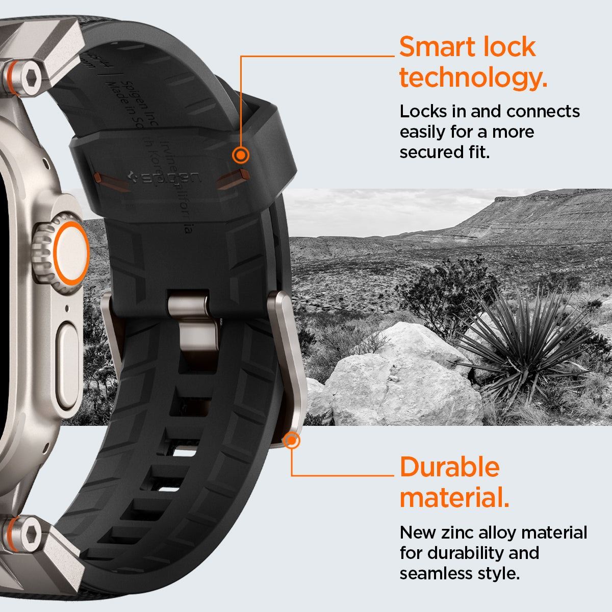 Spigen DuraPro Armor, black - Apple Watch 49mm/46mm/45mm/44mm/42mm (11)