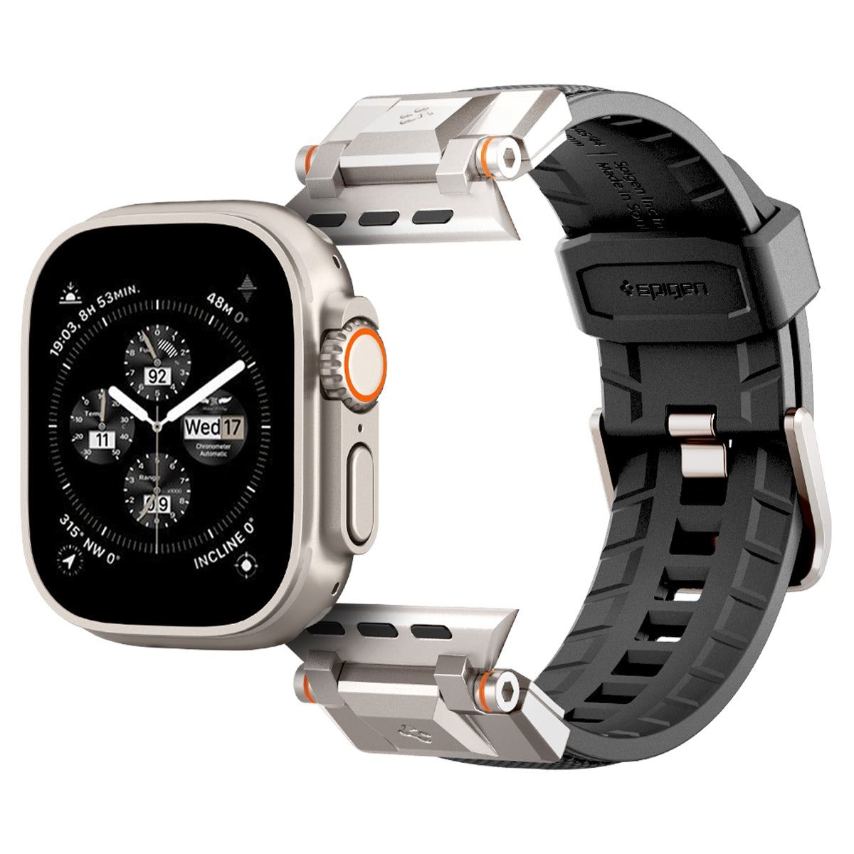 Spigen DuraPro Armor, black - Apple Watch 49mm/46mm/45mm/44mm/42mm (2)