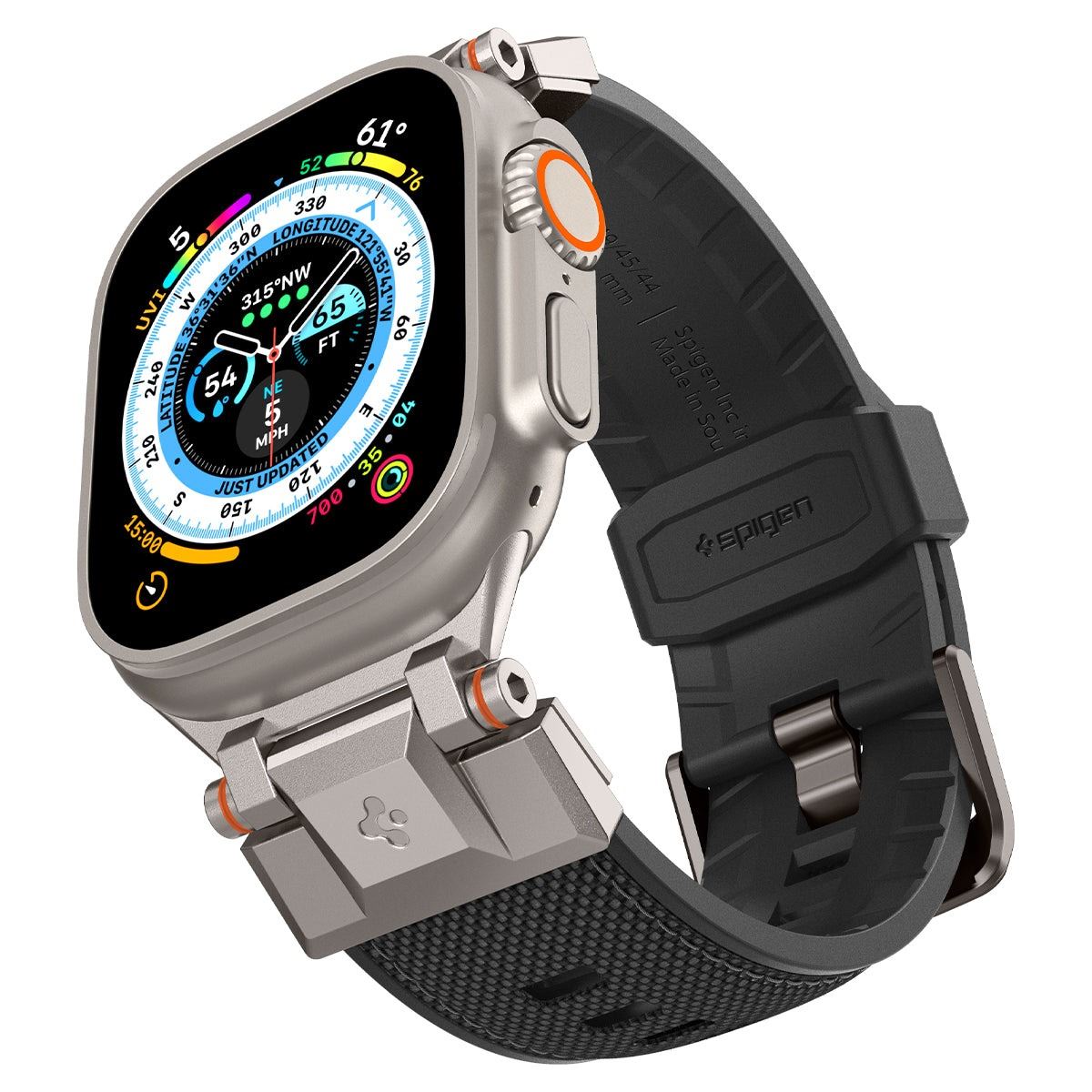 Spigen DuraPro Armor, black - Apple Watch 49mm/46mm/45mm/44mm/42mm (4)
