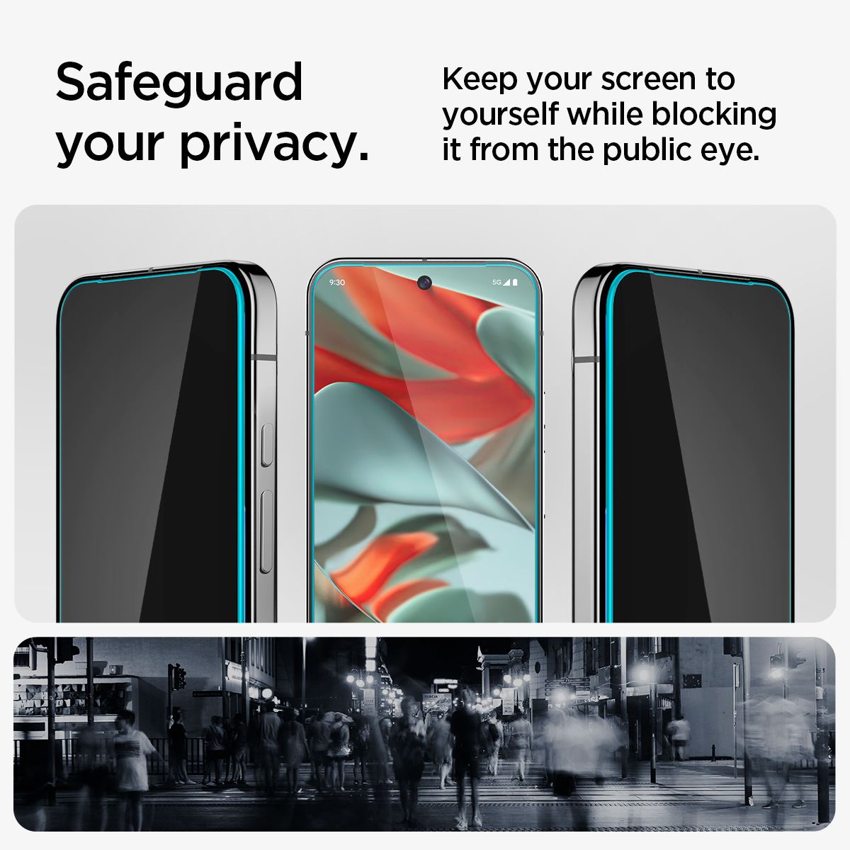 Spigen Glass tR EZ Fit (Privacy) 2 Pack - Google Pixel 9 Pro XL (10)