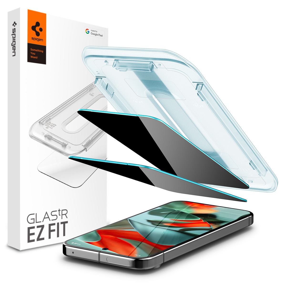 Spigen Glass tR EZ Fit (Privacy) 2 Pack - Google Pixel 9 Pro XL