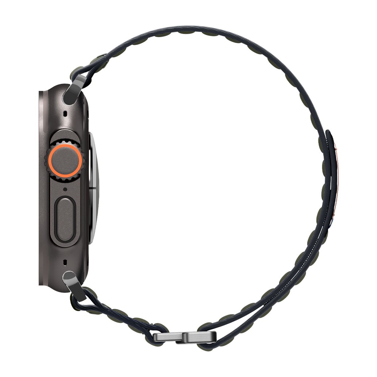 Spigen Fabric Band (hook-and-loop), green - Apple Watch 49mm/46mm/45mm/44mm (3)