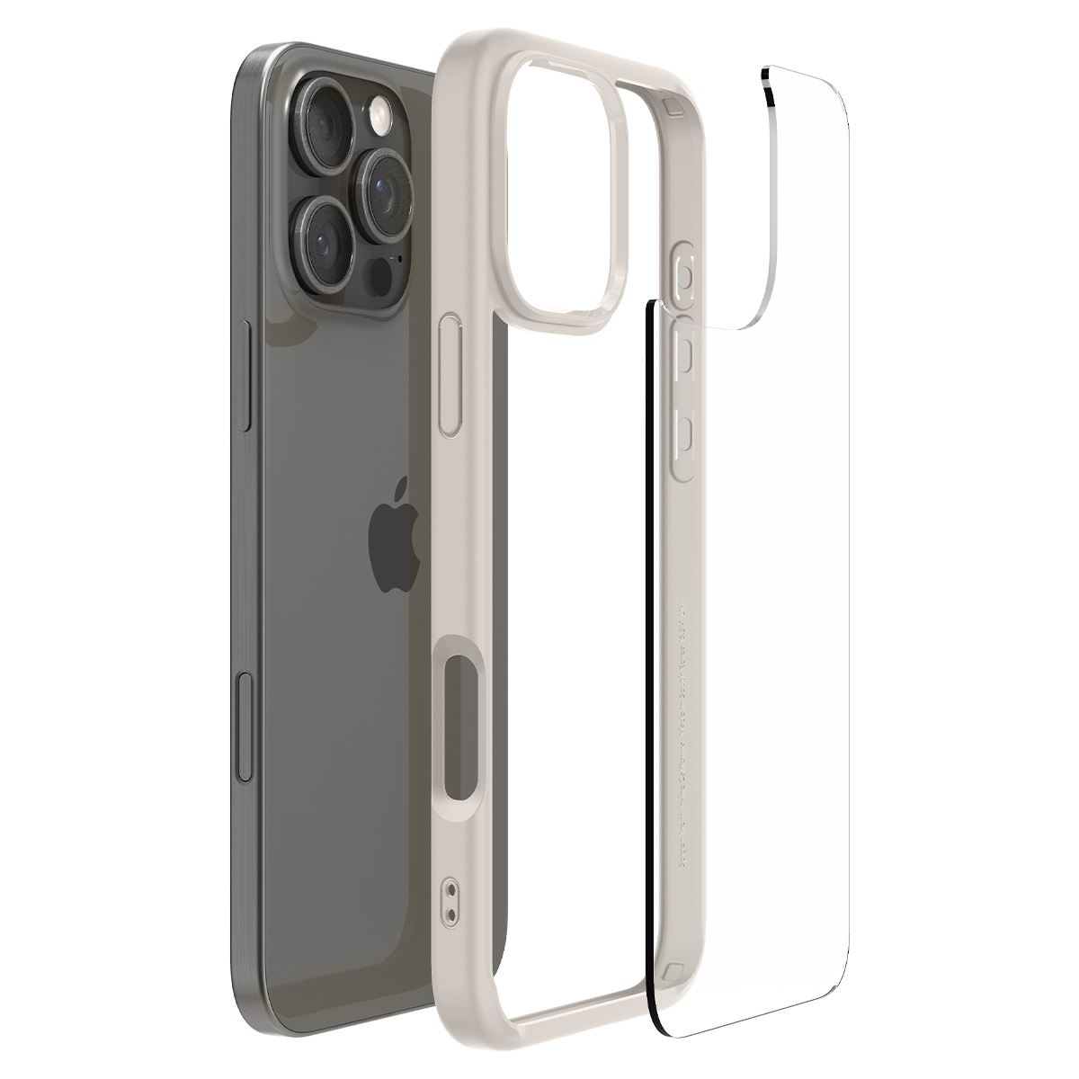Spigen Ultra Hybrid, natural titanium - iPhone 16 Pro Max (7)