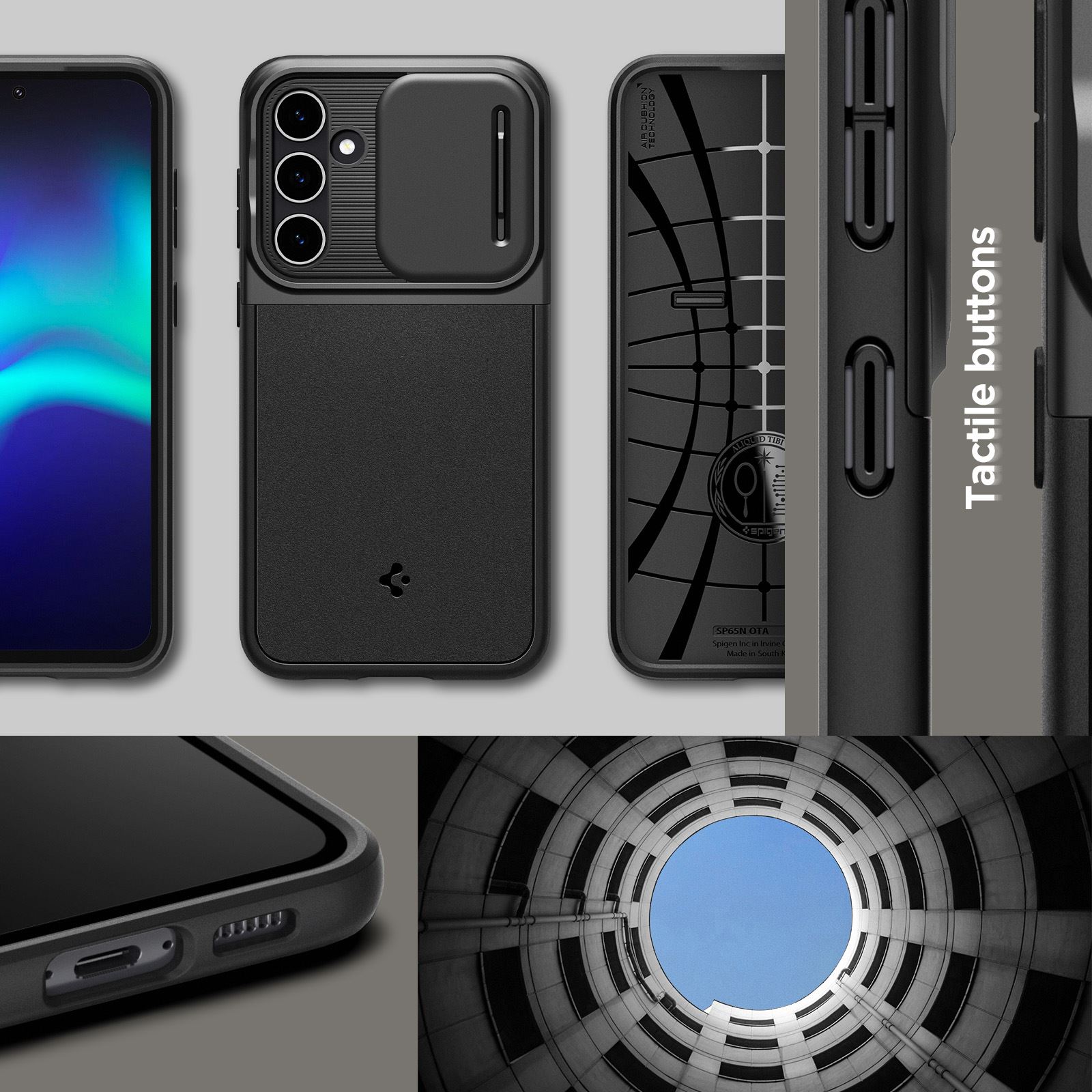 Spigen Optik Armor, black - Samsung Galaxy S23 FE (16)
