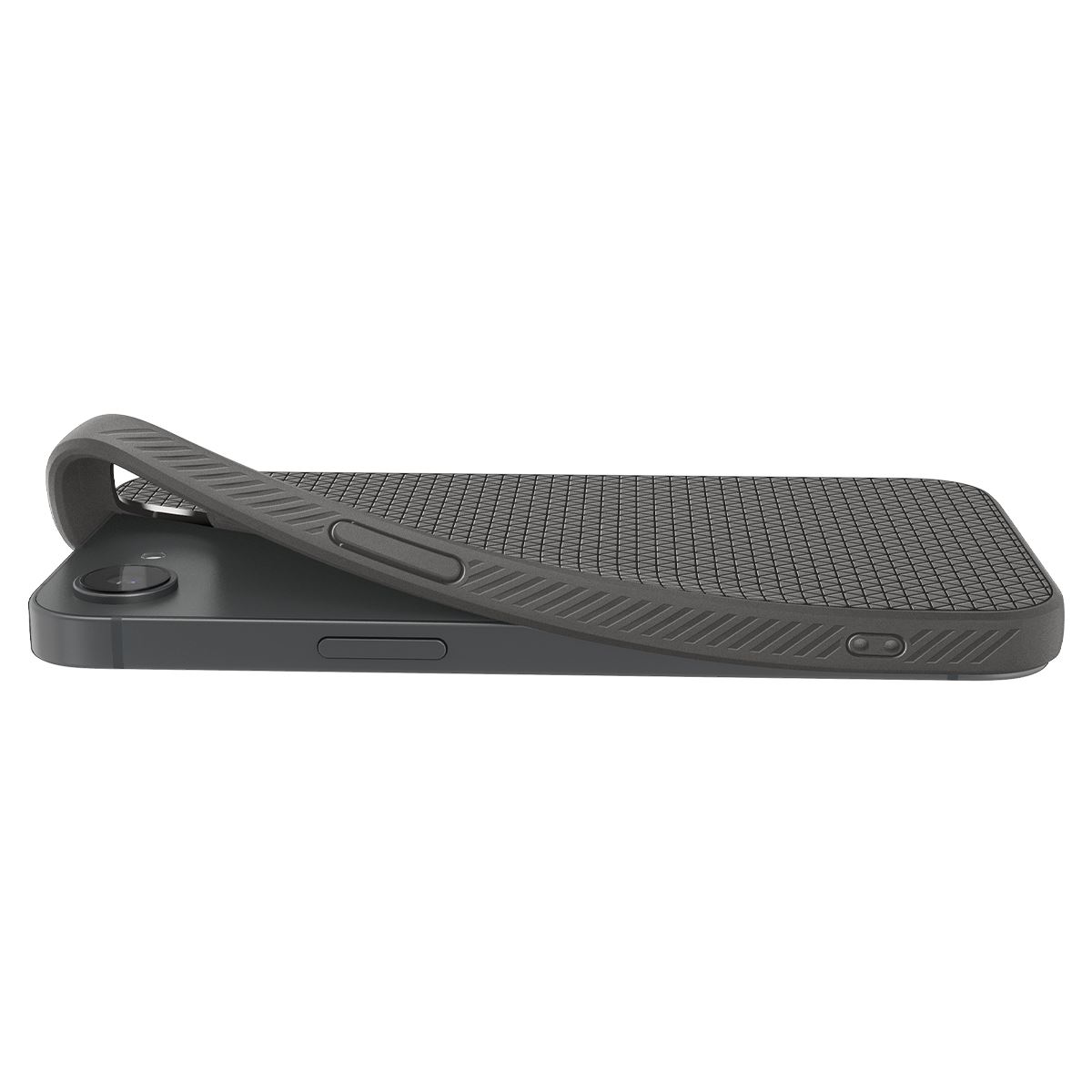 Spigen Liquid Air, marble gray - iPhone 16e (11)