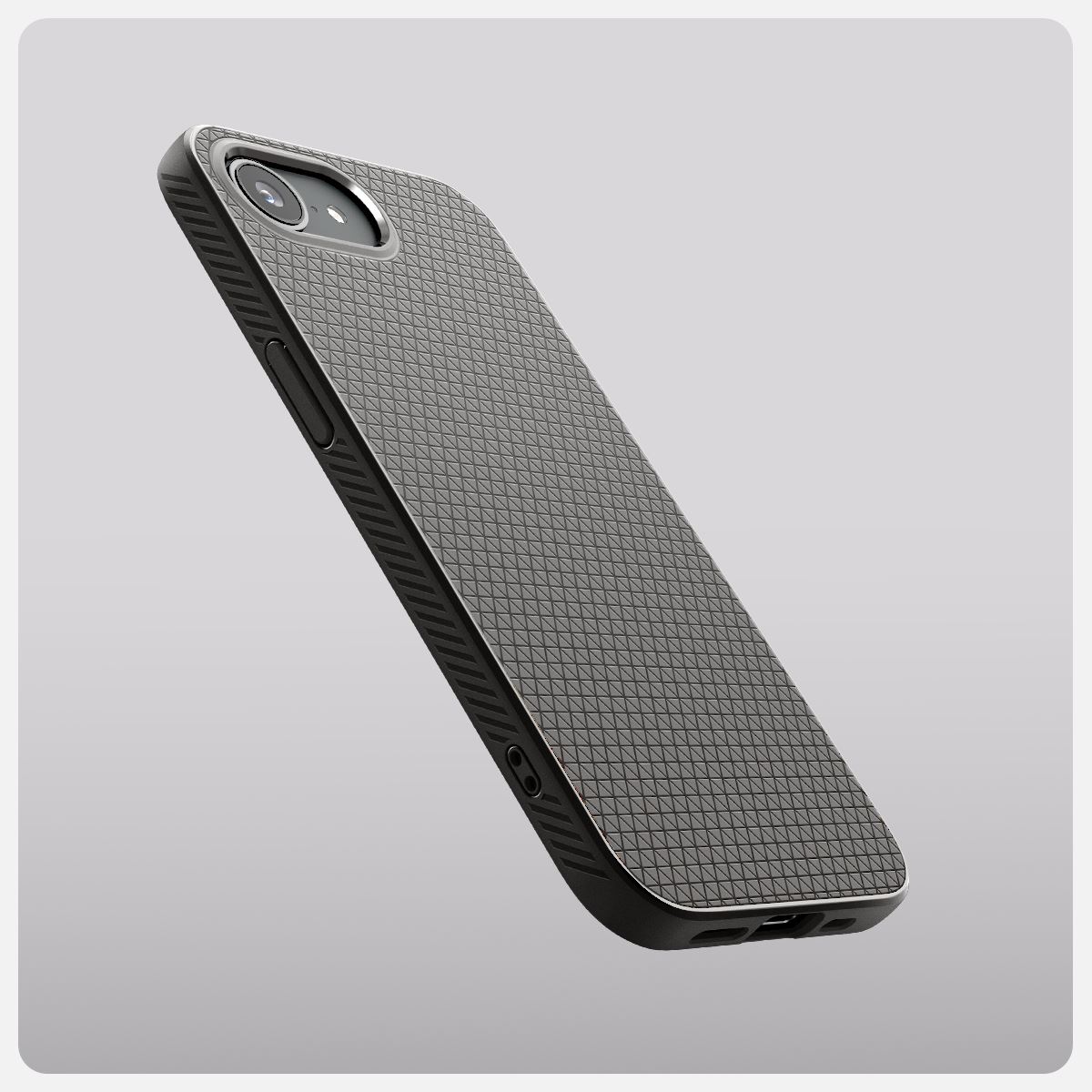 Spigen Liquid Air, marble gray - iPhone 16e (16)