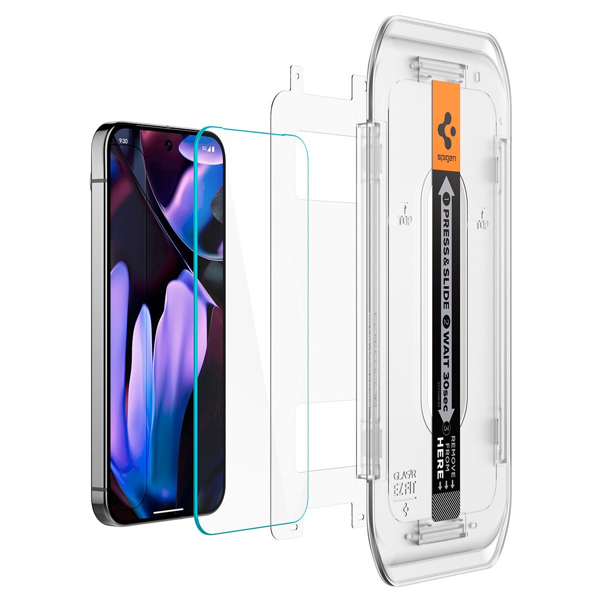 Spigen Glass tR EZ Fit 2 Pack, transparency - Google Pixel 9 Pro XL (13)