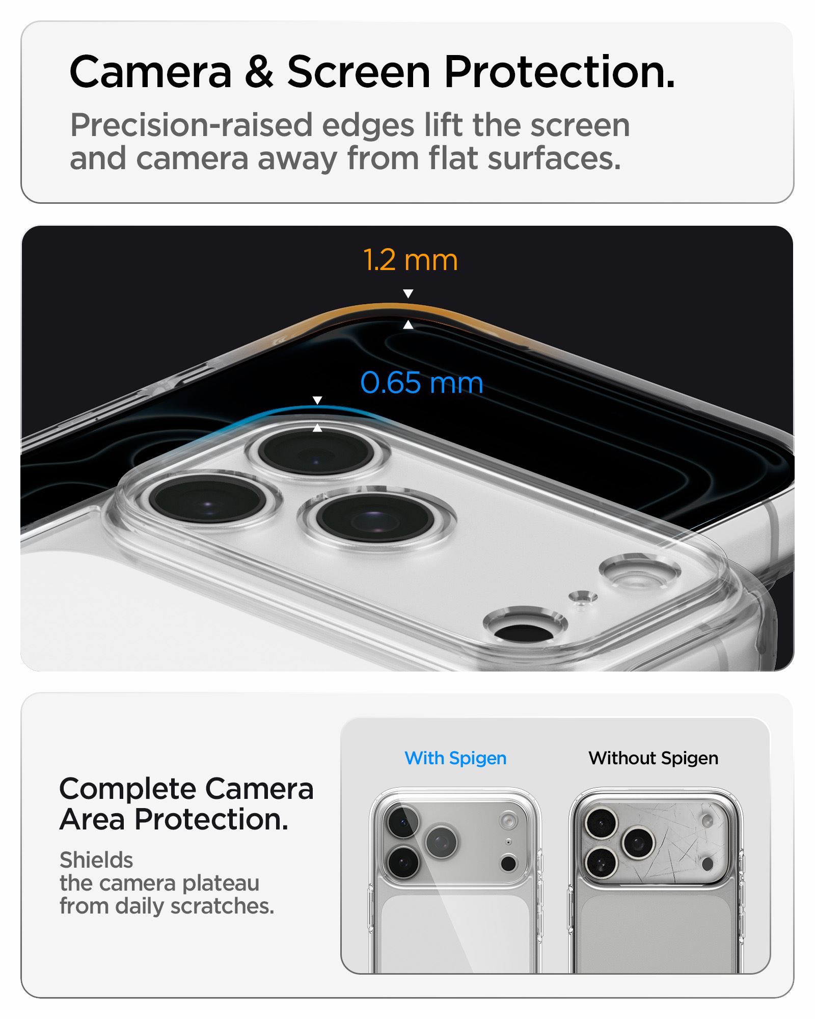 Spigen Ultra Hybrid, crystal clear - iPhone 18 Pro/17 Pro (14)