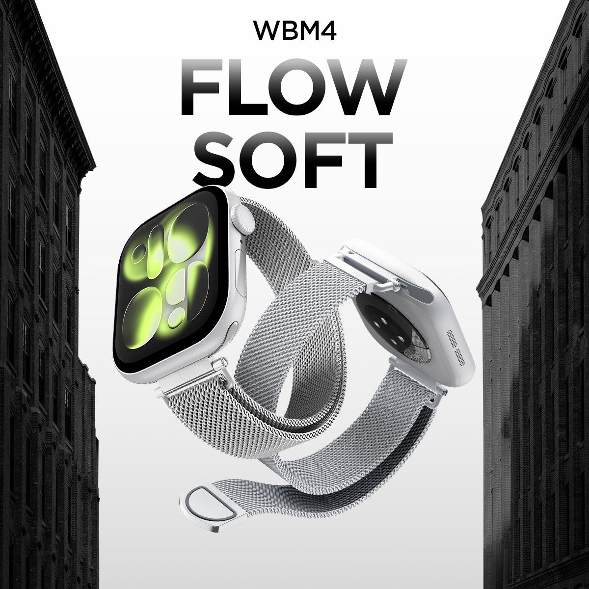 Spigen Metal Band, silver - Apple Watch 42mm/41mm/40mm (10)