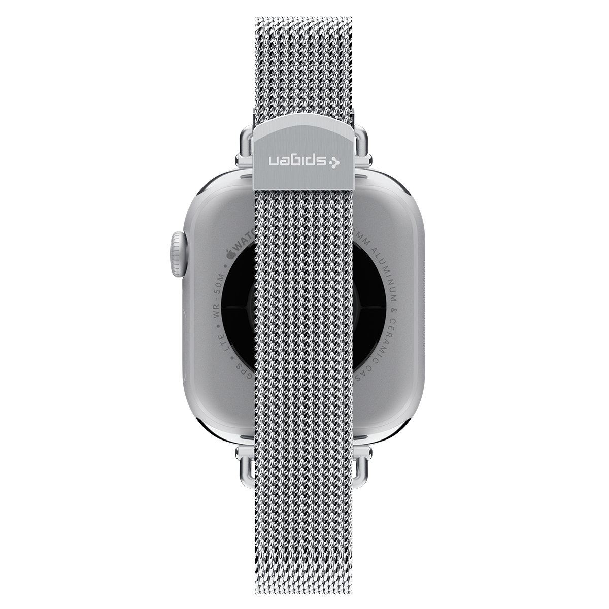 Spigen Metal Band, silver - Apple Watch 42mm/41mm/40mm (4)