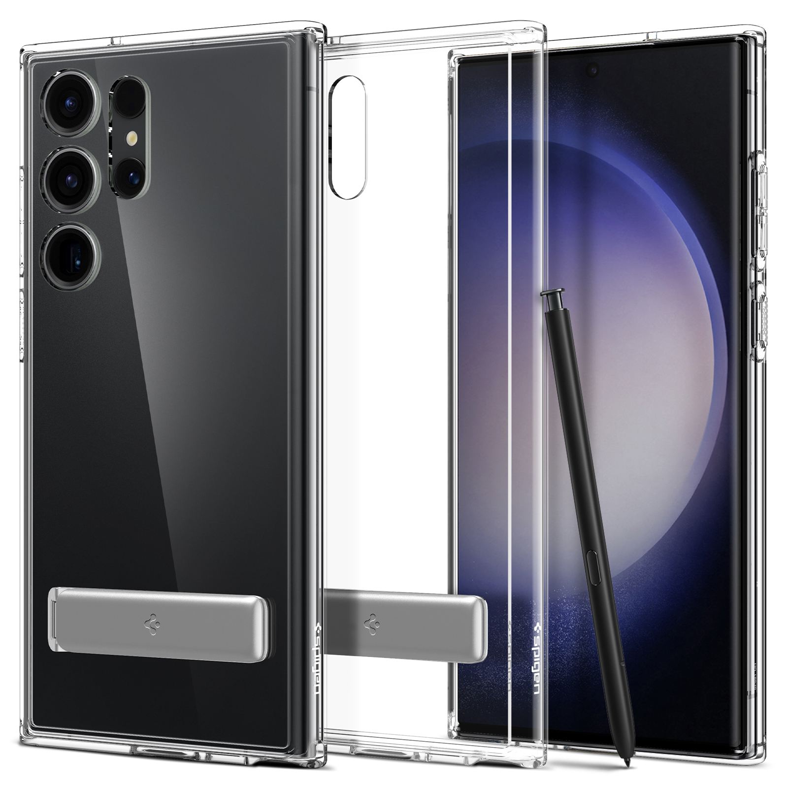 Spigen Ultra Hybrid S, crystal clear - Samsung Galaxy S23 Ultra