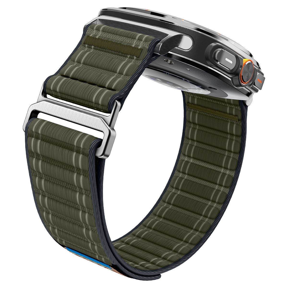 Spigen Fabric Band (hook-and-loop), green - Samsung Galaxy Watch Ultra 47mm (8)