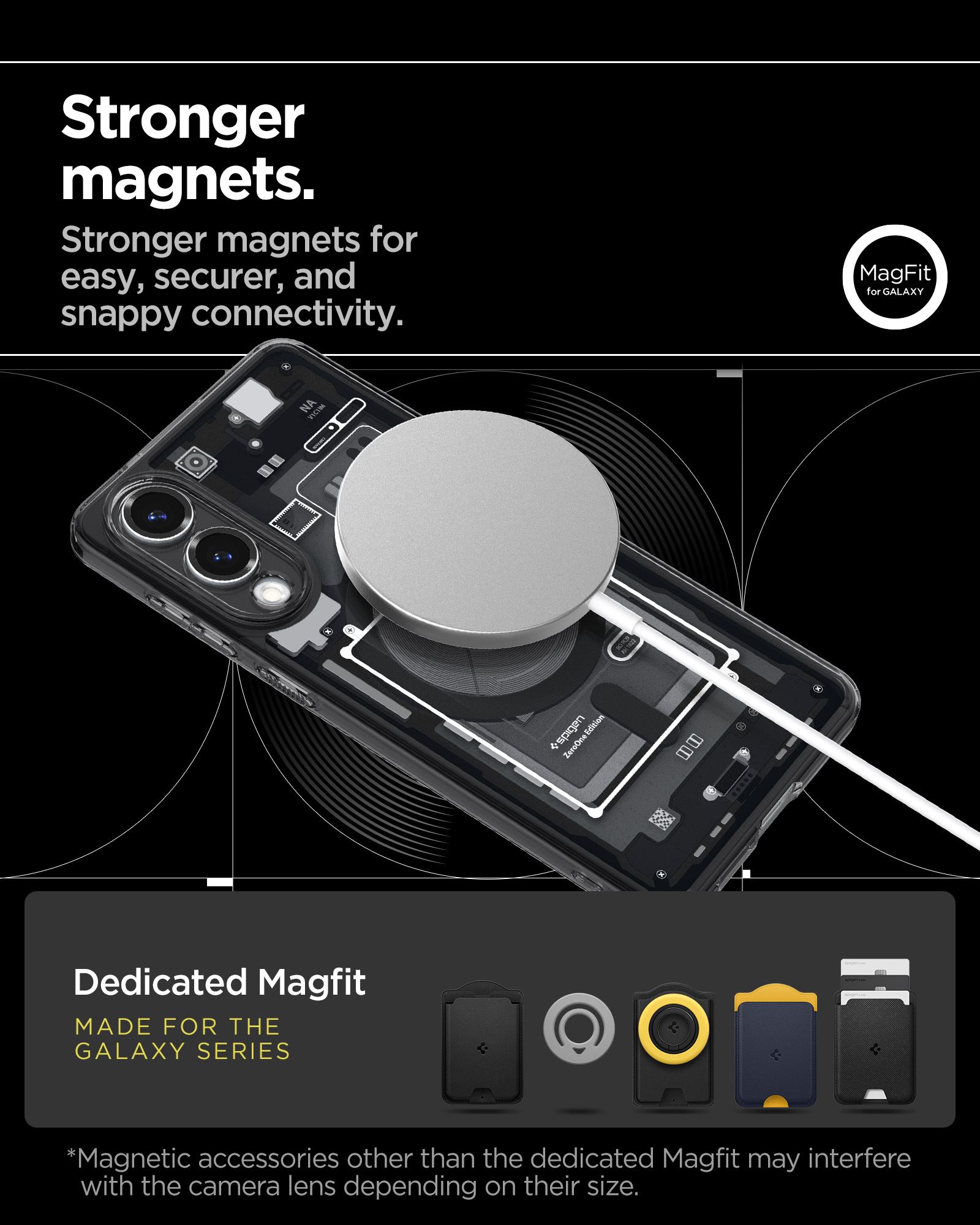 Spigen Ultra Hybrid MagSafe, zero one black - Samsung Galaxy S25 Edge (12)