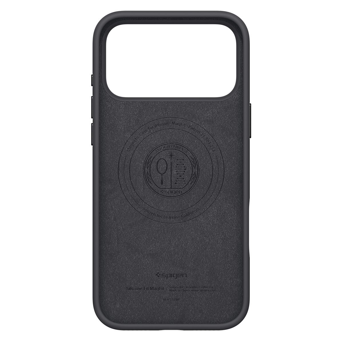 Spigen Silicone Fit MagSafe, black - iPhone 17 Pro Max (3)