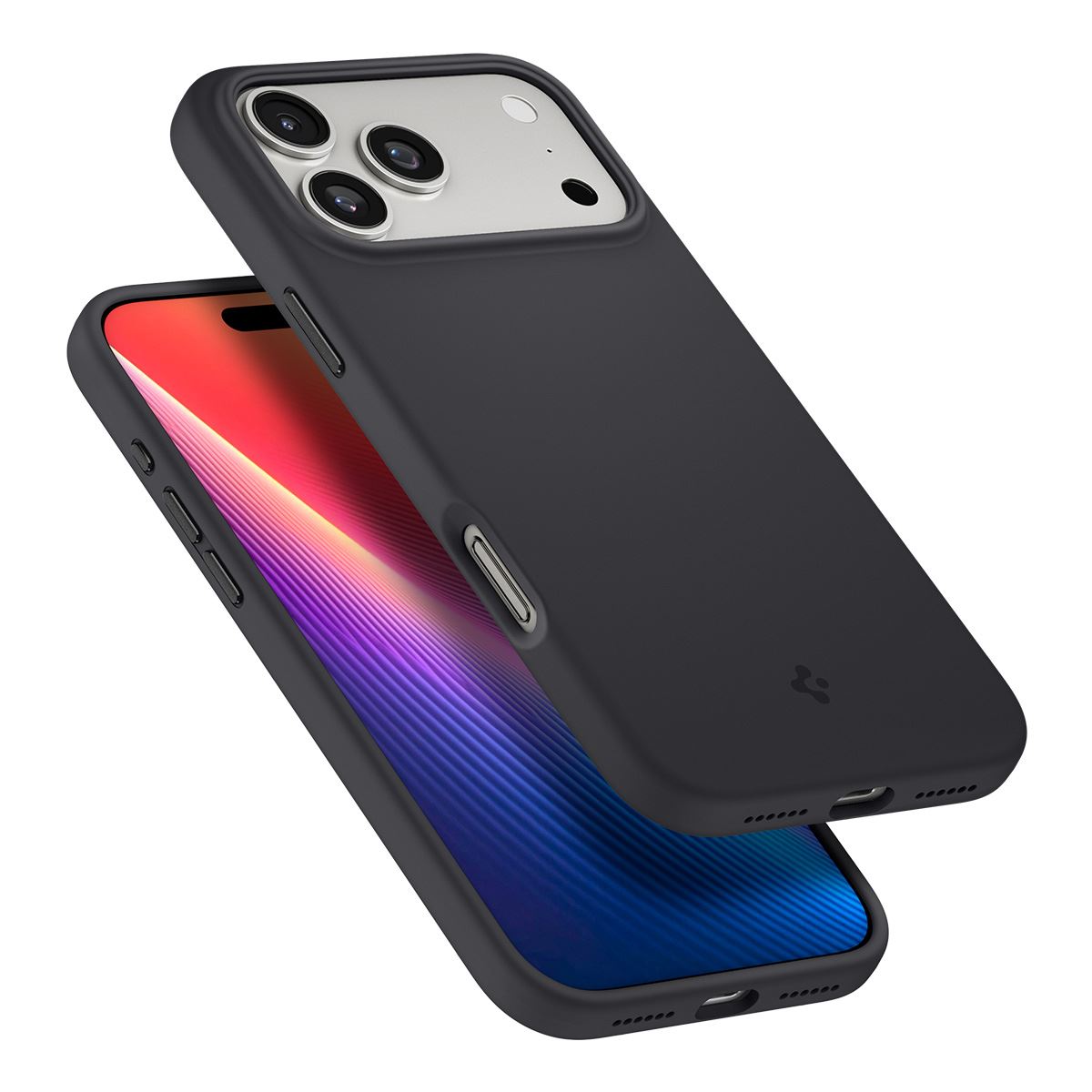 Spigen Silicone Fit MagSafe, black - iPhone 17 Pro Max (8)