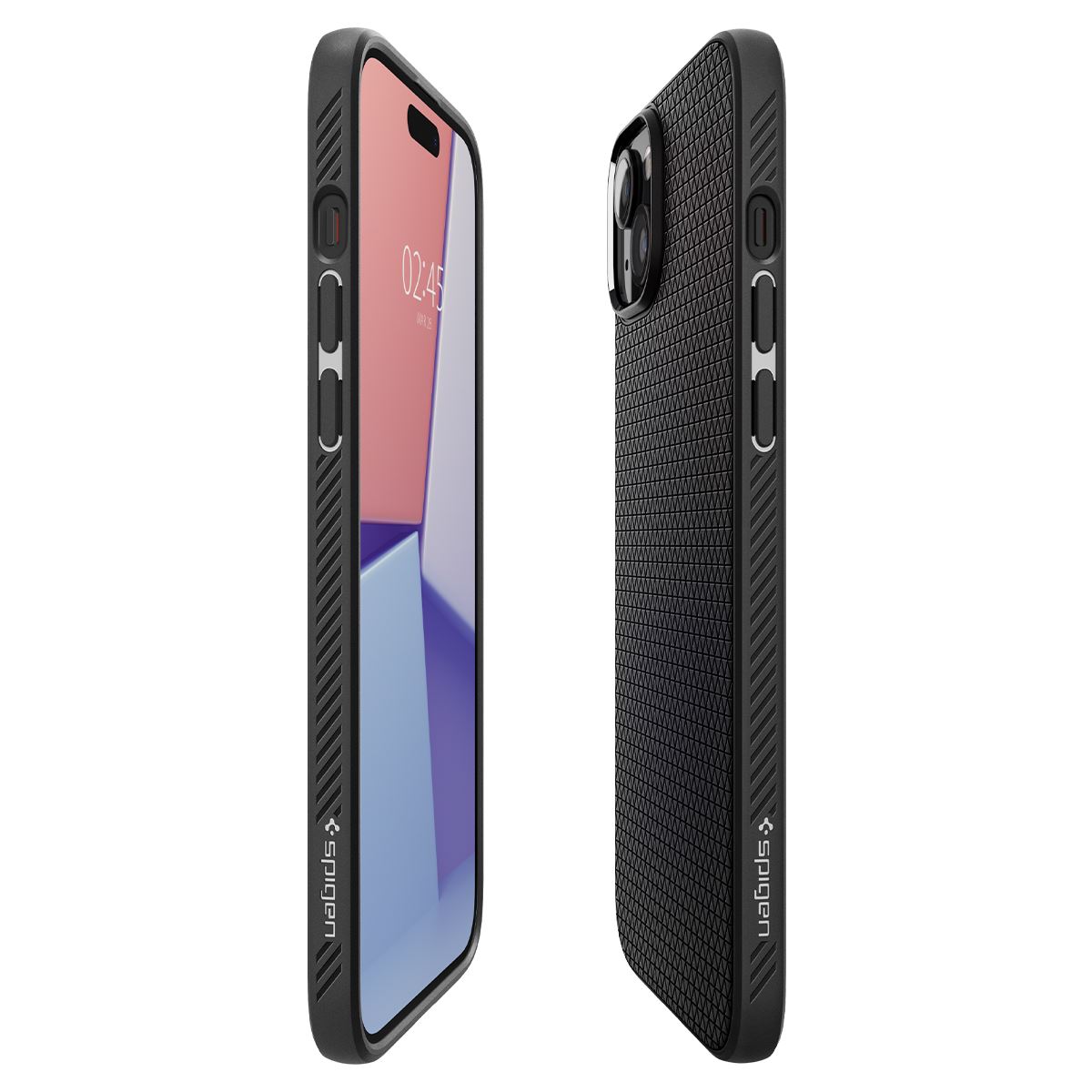 Spigen Liquid Air, matte black - iPhone 15 (10)