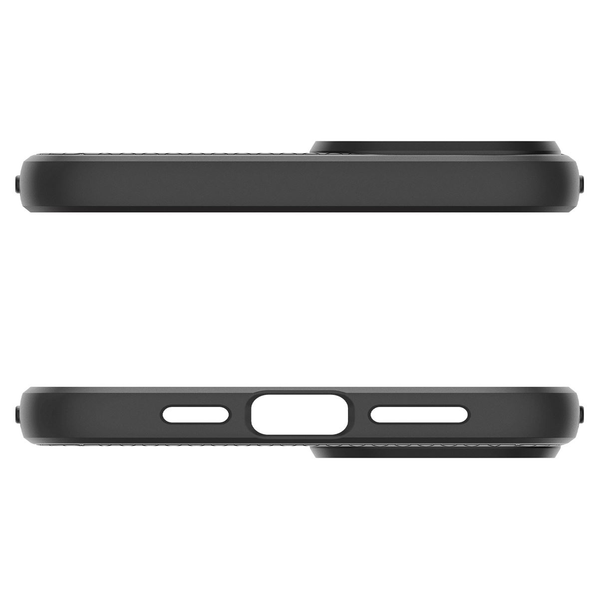 Spigen Liquid Air, matte black - iPhone 15 (6)