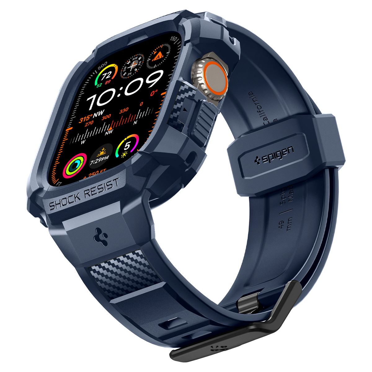 Spigen Rugged Armor Pro, navy blue - Apple Watch Ultra 2/1 49mm (11)