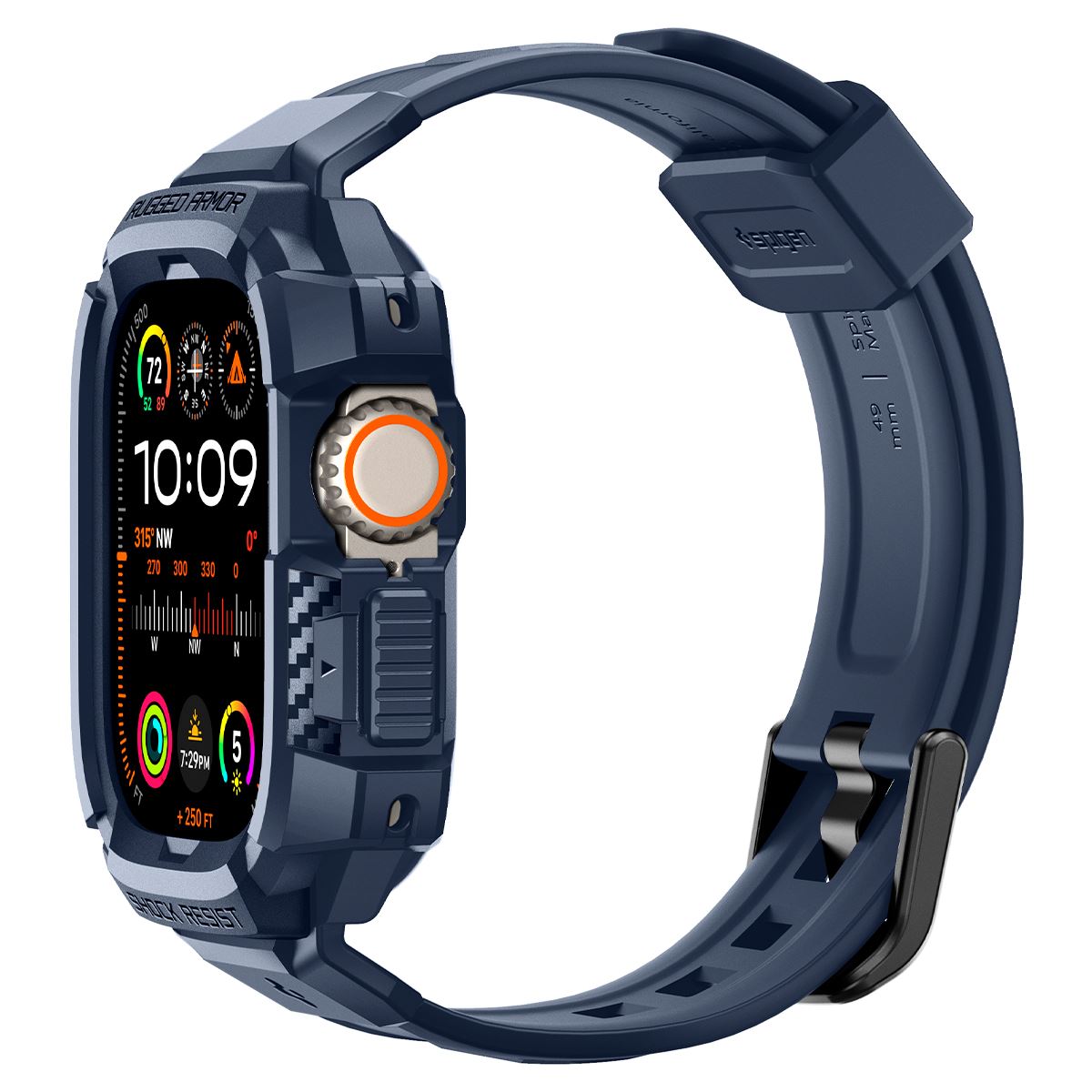 Spigen Rugged Armor Pro, navy blue - Apple Watch Ultra 2/1 49mm (14)