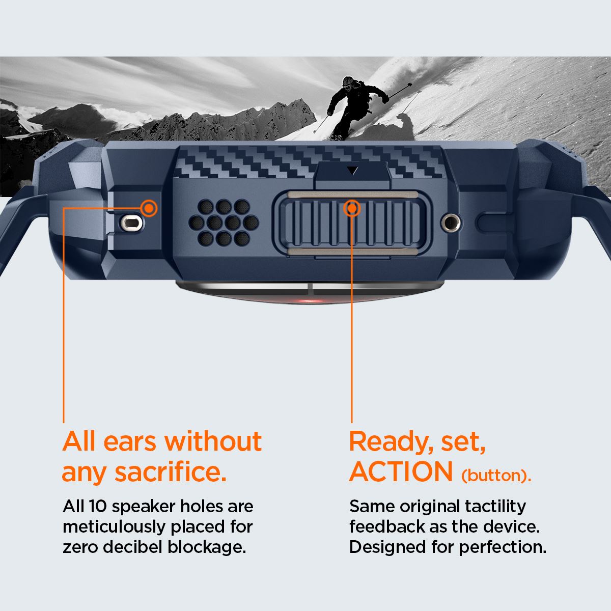 Spigen Rugged Armor Pro, navy blue - Apple Watch Ultra 2/1 49mm (20)