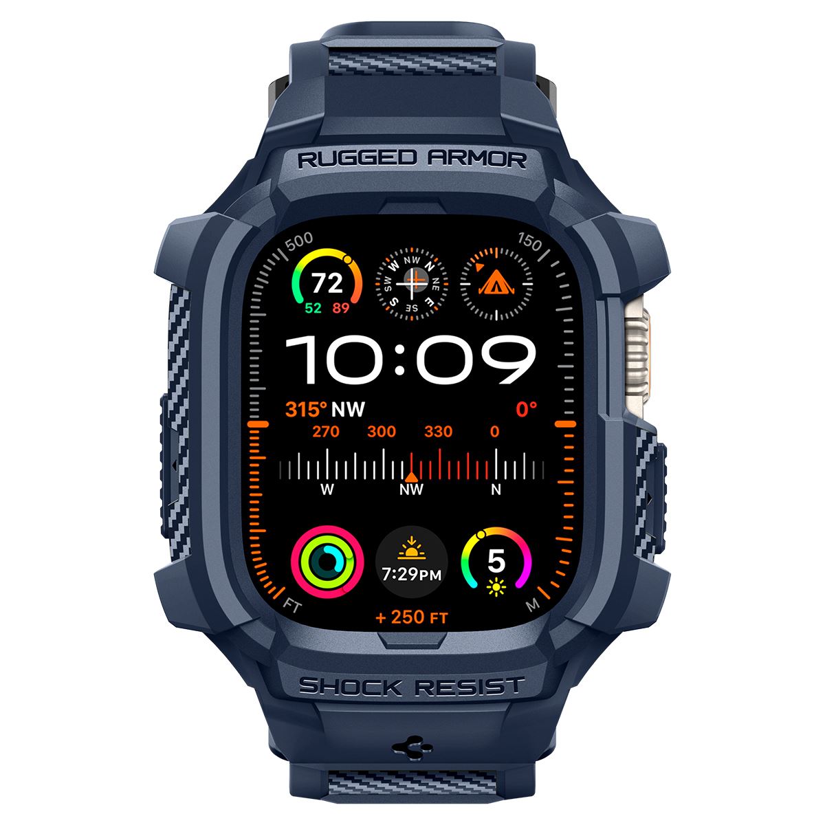 Spigen Rugged Armor Pro, navy blue - Apple Watch Ultra 2/1 49mm (3)