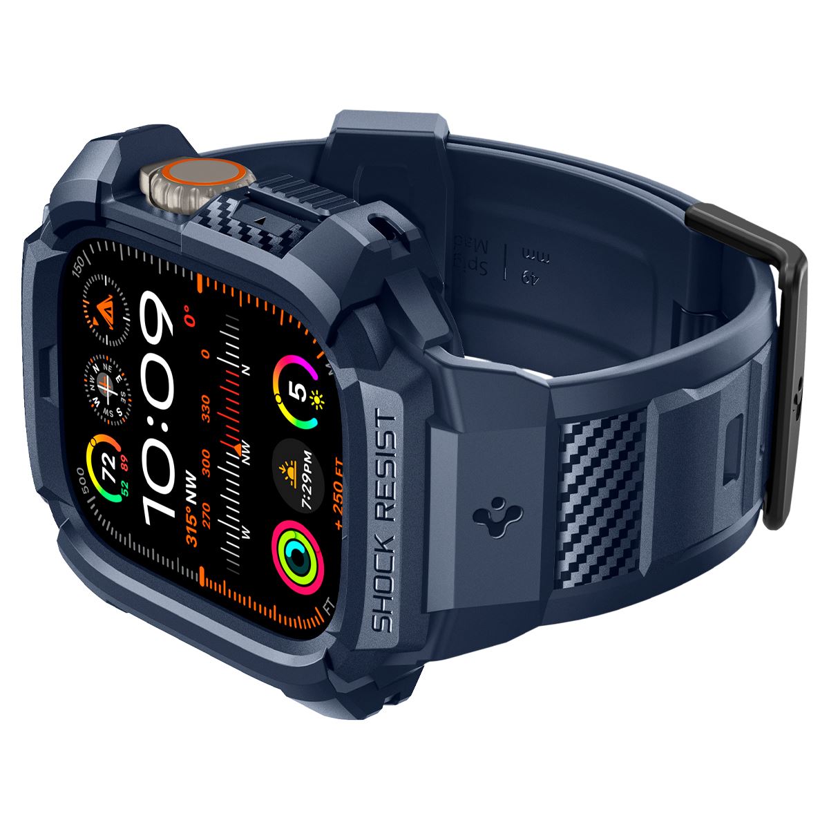 Spigen Rugged Armor Pro, navy blue - Apple Watch Ultra 2/1 49mm (8)