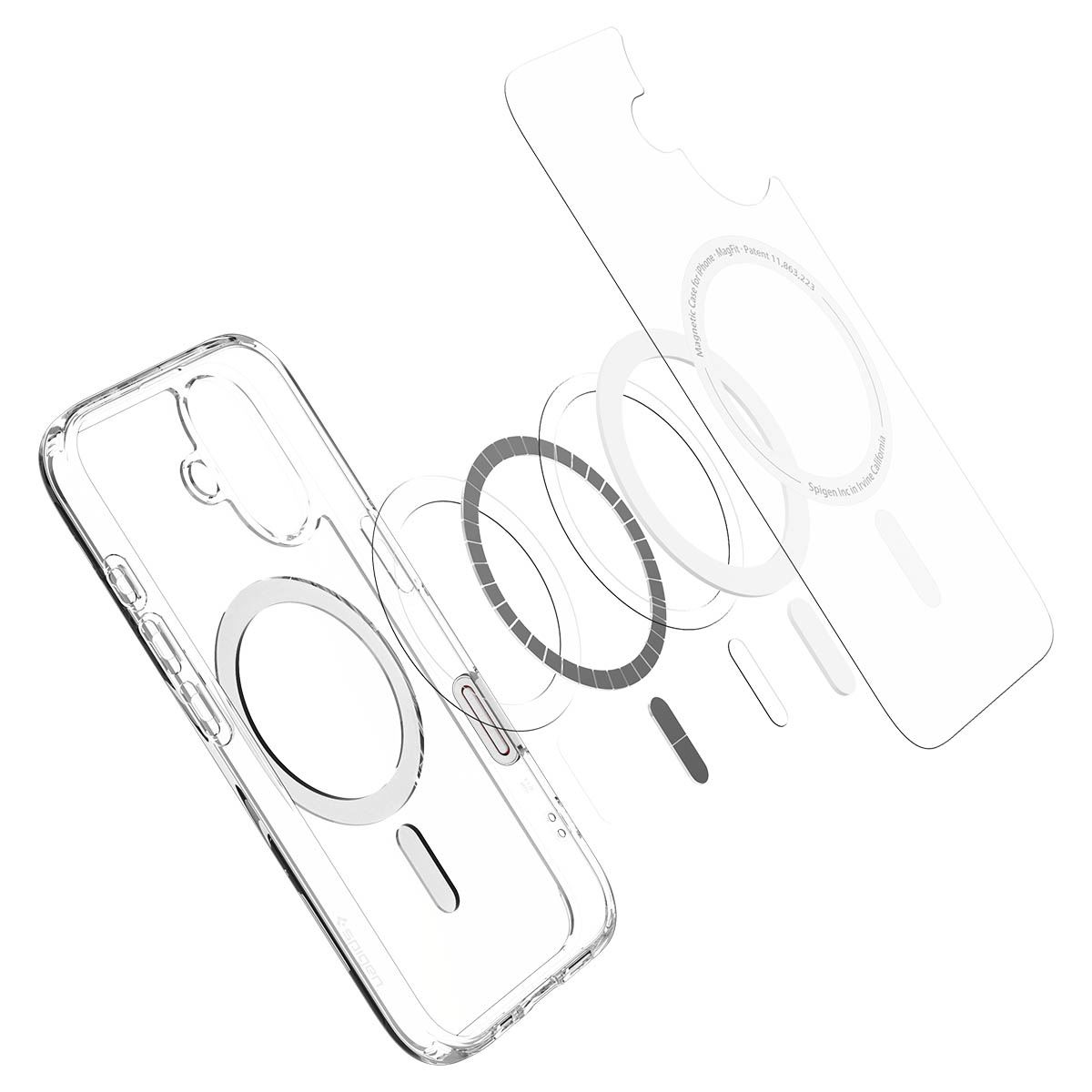 Spigen Ultra Hybrid T MagSafe, white - iPhone 16 (6)
