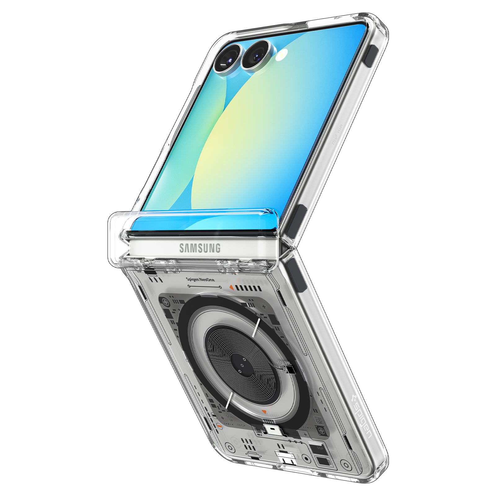 Spigen Ultra Hybrid Pro MagSafe, neo one - Samsung Galaxy Z Flip7 (17)