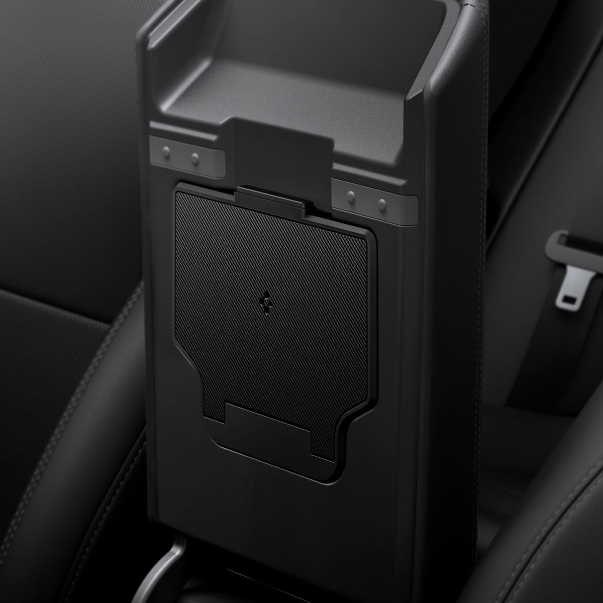 Spigen Tesla Center Console Organizer Hidden Storage Box, black - Tesla Model 3 2024 (16)