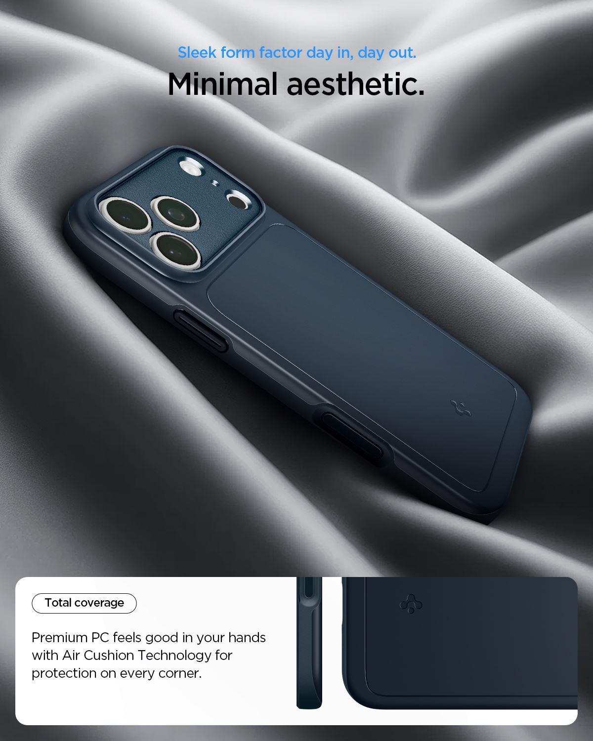 Spigen Thin Fit MagSafe, metal slate - iPhone 18 Pro Max/17 Pro Max (17)