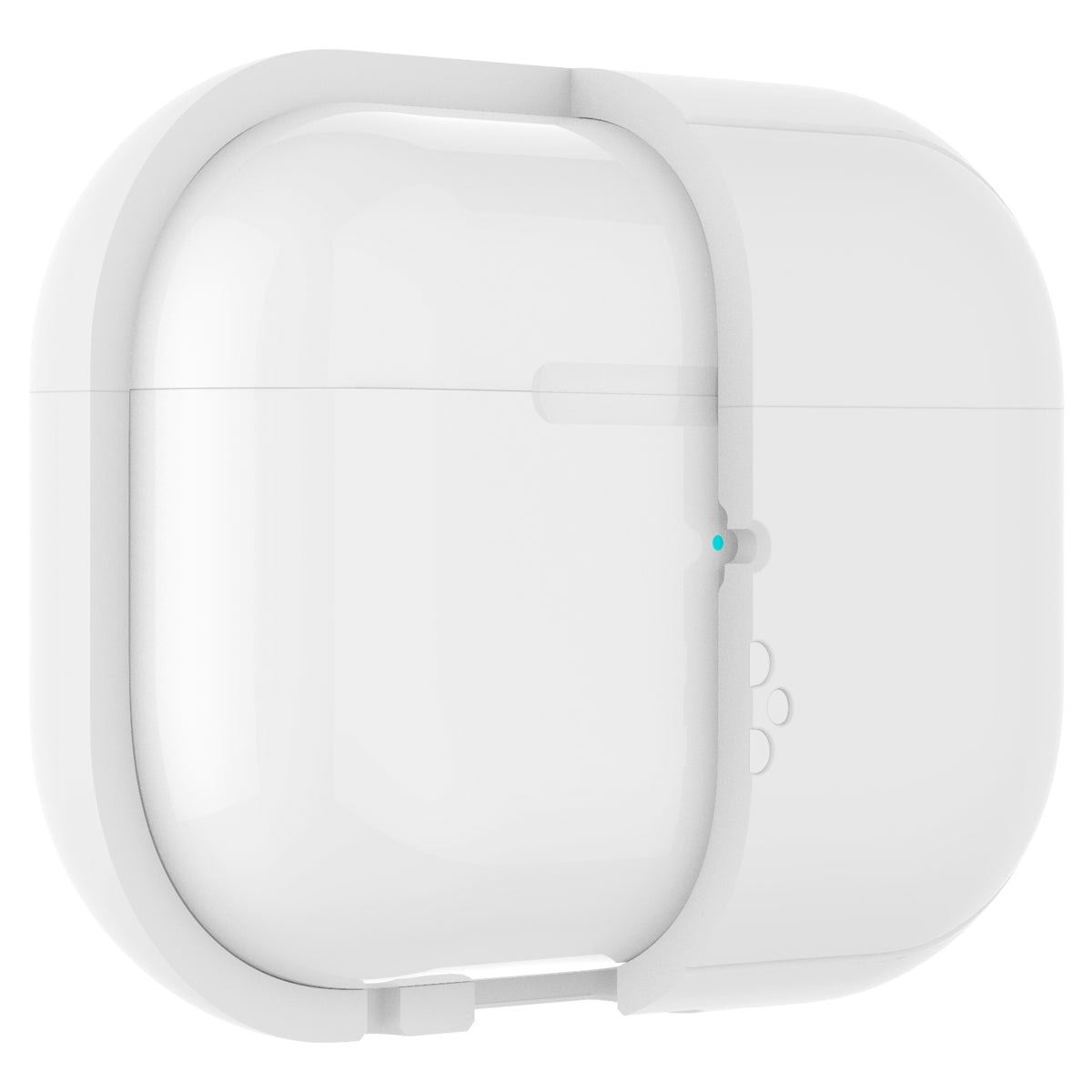 Spigen Case Silicone Fit White + Strap Gray - AirPods Pro (2nd Gen) (4)