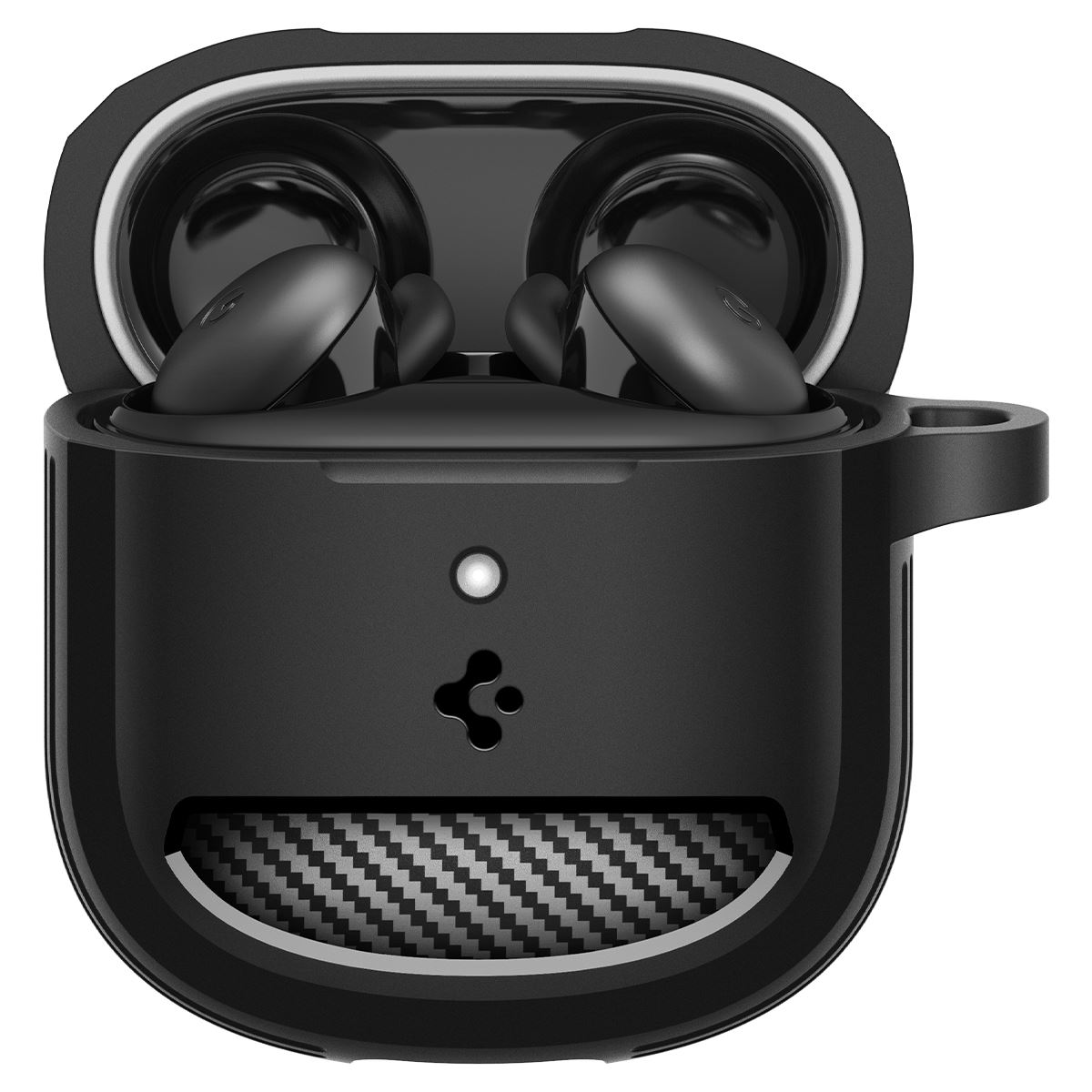 Spigen Rugged Armor, matte black - Google Pixel Buds 2a (3)