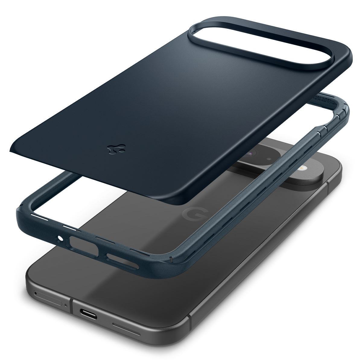 Spigen Thin Fit, metal slate - Google Pixel 9 Pro/Pixel 9 (8)