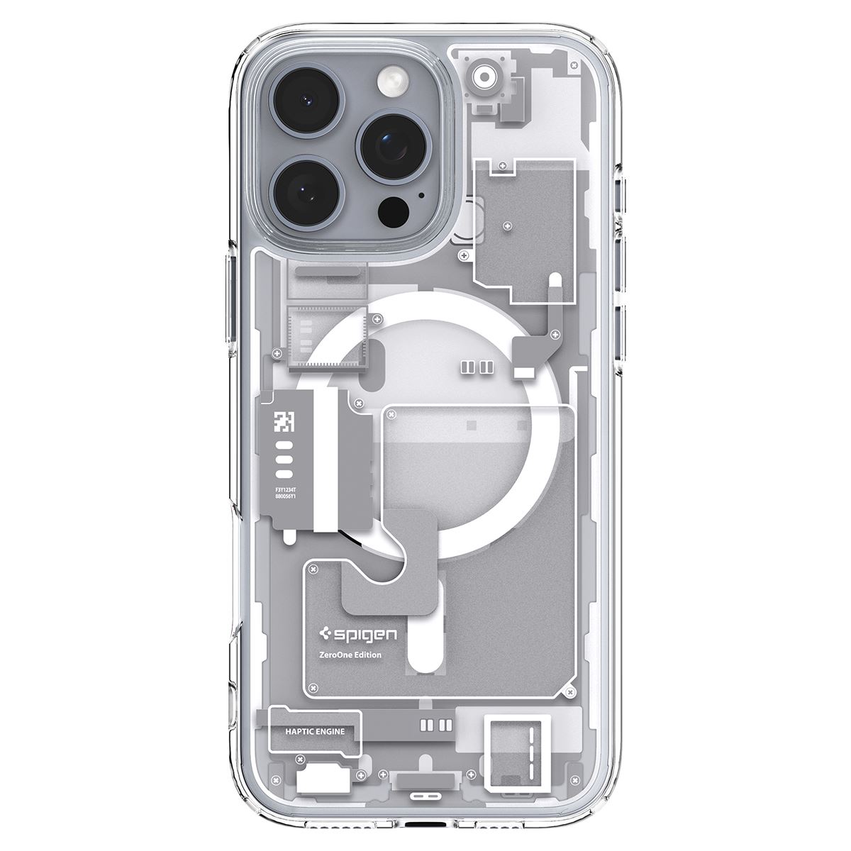 Spigen Ultra Hybrid MagSafe, zero one white - iPhone 16 Pro Max (2)