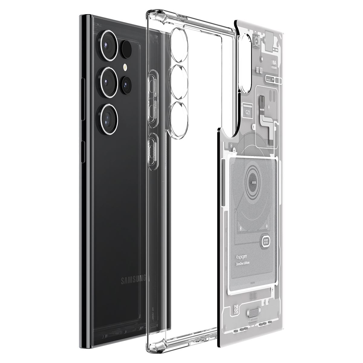 Spigen Ultra Hybrid, zero one white - Samsung Galaxy S24 Ultra (10)