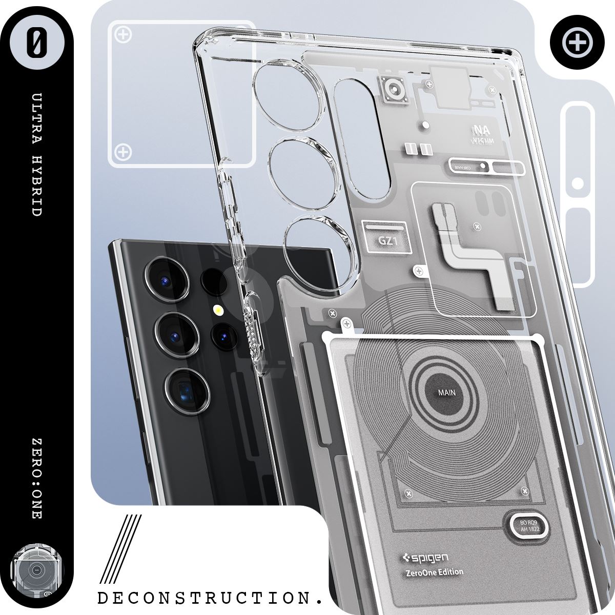 Spigen Ultra Hybrid, zero one white - Samsung Galaxy S24 Ultra (13)