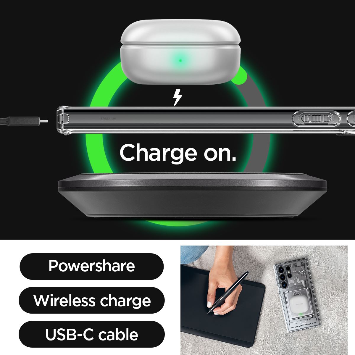 Spigen Ultra Hybrid, zero one white - Samsung Galaxy S24 Ultra (17)