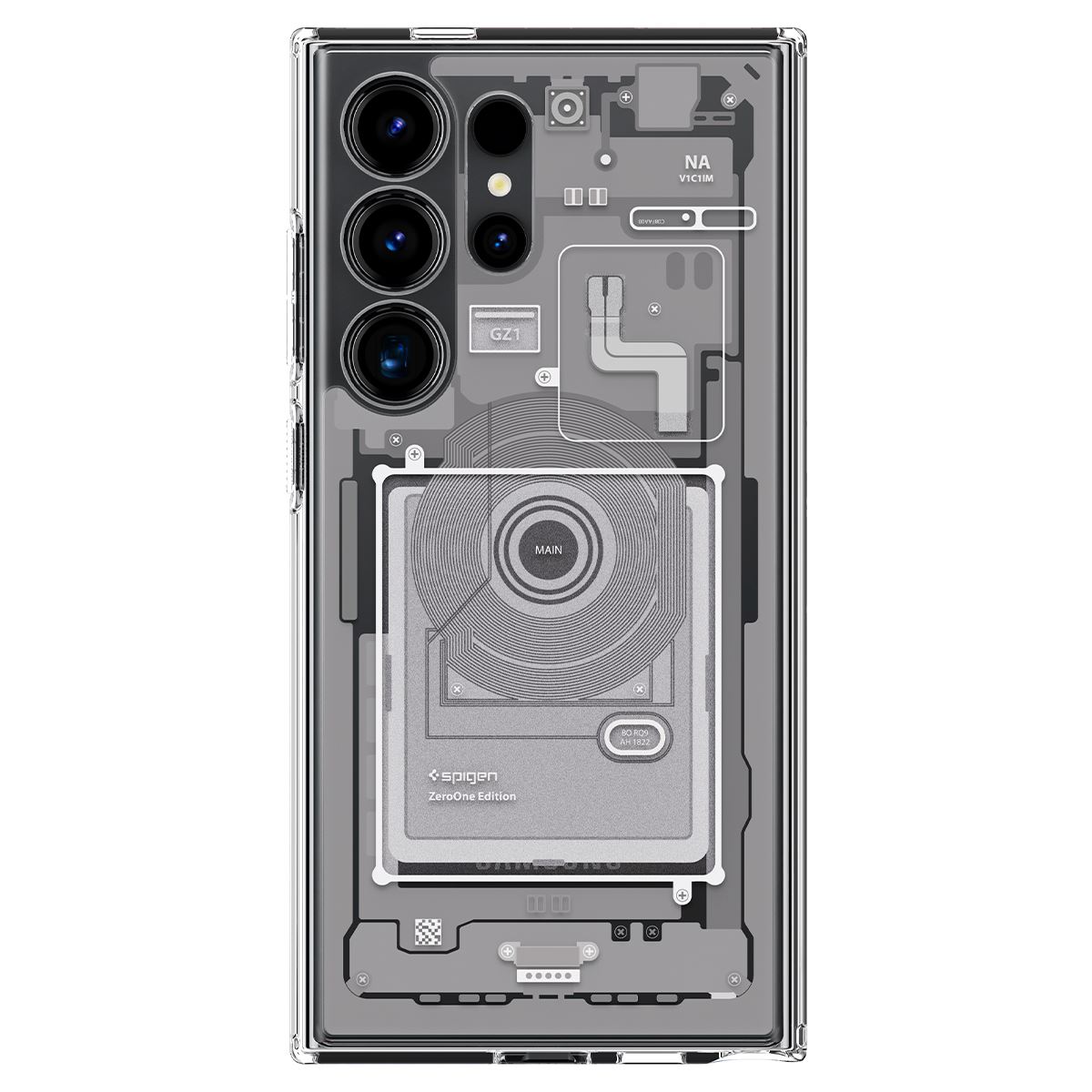 Spigen Ultra Hybrid, zero one white - Samsung Galaxy S24 Ultra (2)