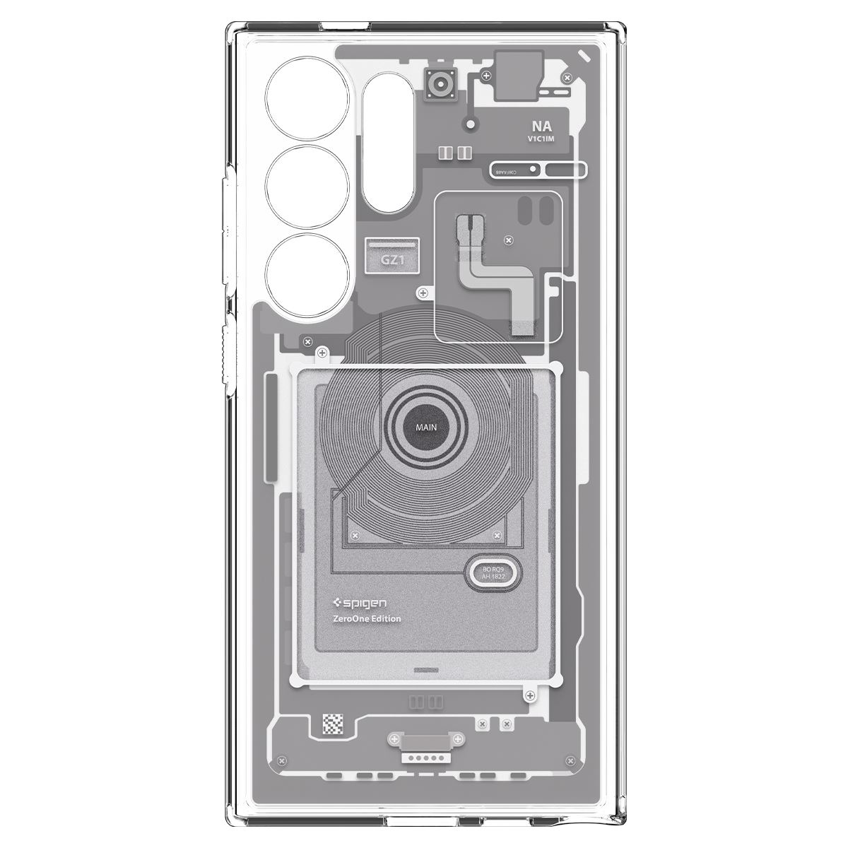 Spigen Ultra Hybrid, zero one white - Samsung Galaxy S24 Ultra (3)