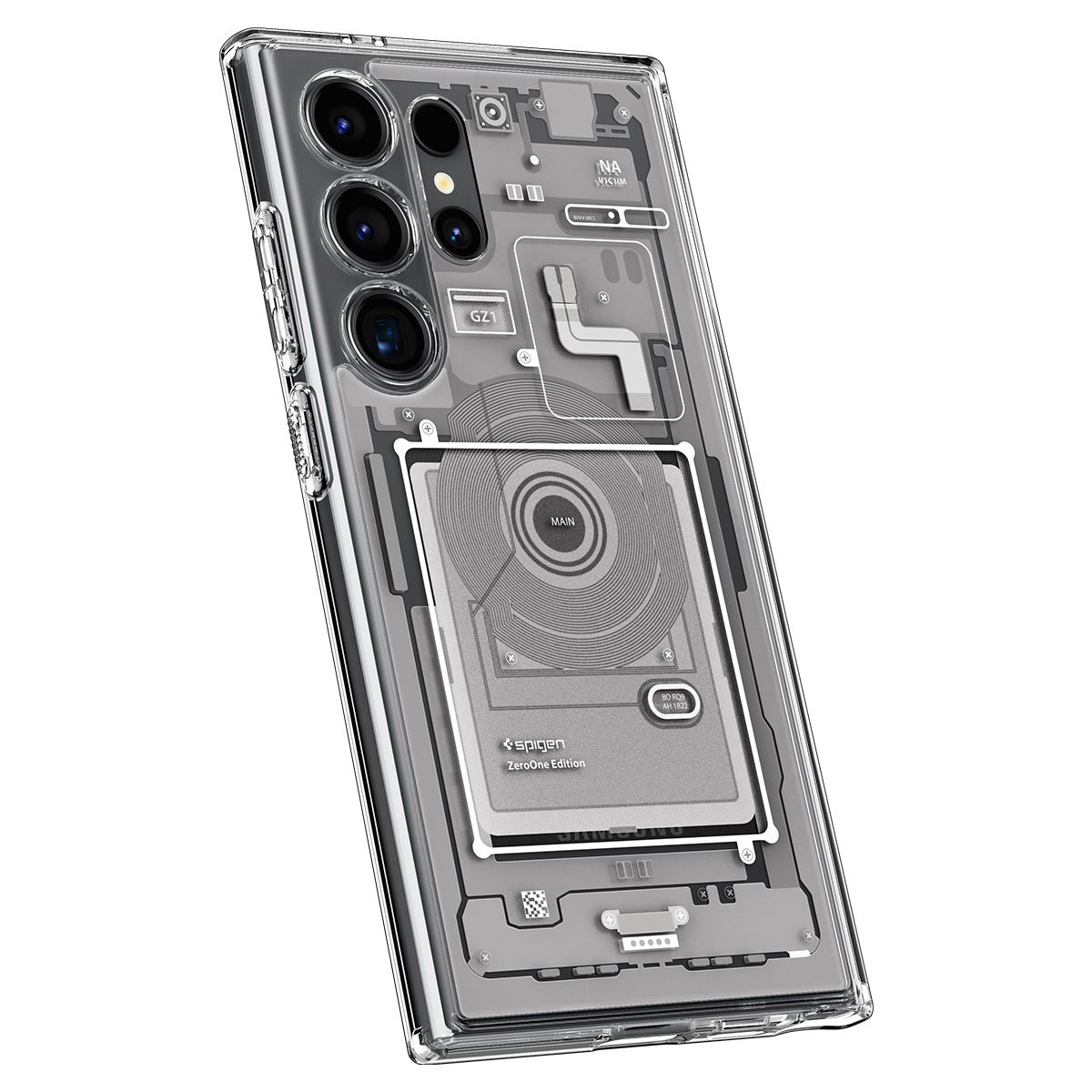 Spigen Ultra Hybrid, zero one white - Samsung Galaxy S24 Ultra (7)