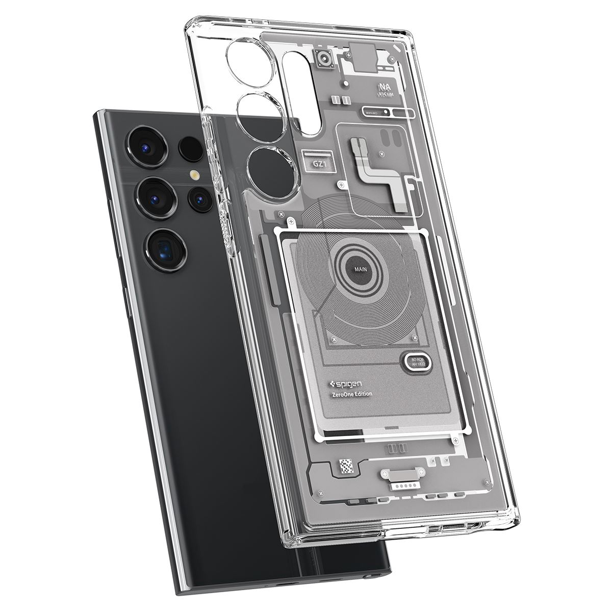 Spigen Ultra Hybrid, zero one white - Samsung Galaxy S24 Ultra (8)