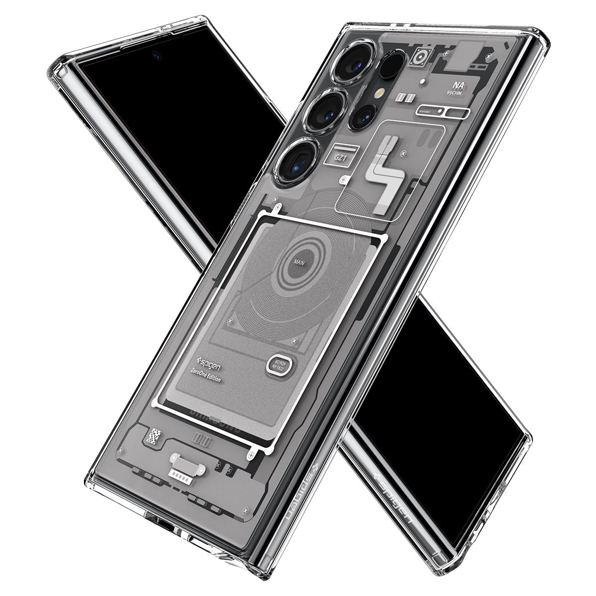 Spigen Ultra Hybrid, zero one white - Samsung Galaxy S24 Ultra (9)
