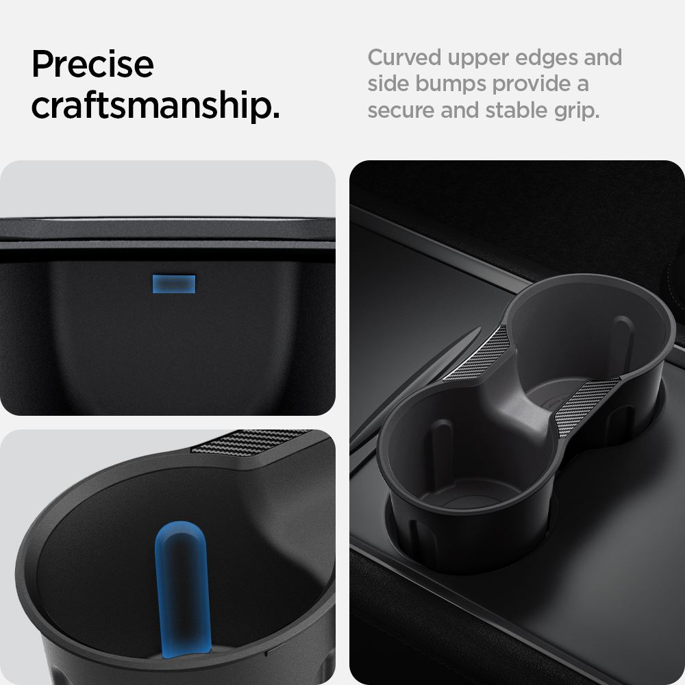 Spigen Tesla Center Console Cup Holder Insert Relaxed Grip - Tesla Model Y/3 (16)