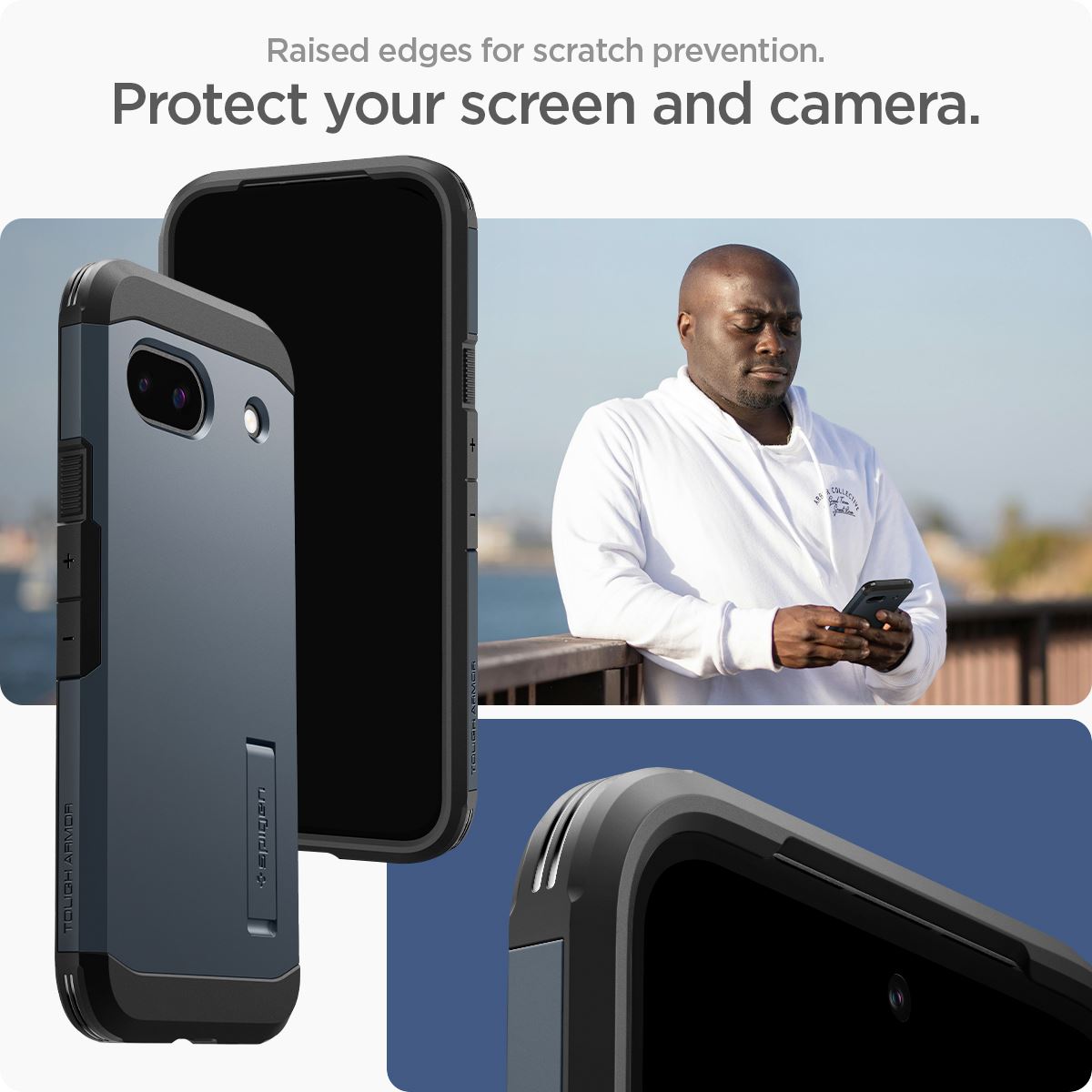 Spigen Tough Armor, metal slate - Google Pixel 8a (16)