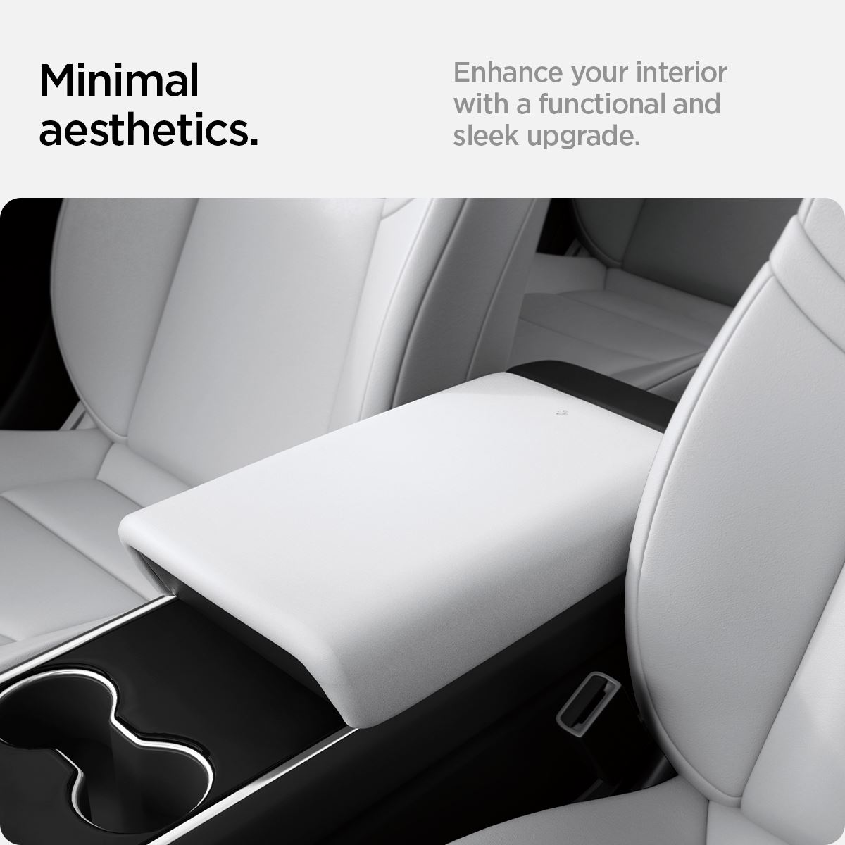 Spigen Tesla Armrest Cushion, white - Tesla Model Y/3 (10)