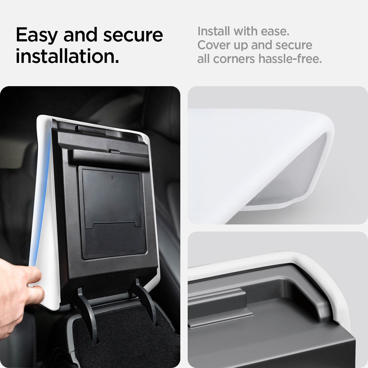 Spigen Tesla Armrest Cushion, white - Tesla Model Y/3 (13)