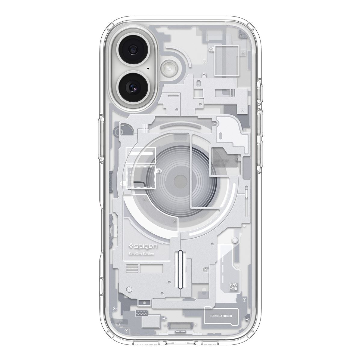 Spigen Ultra Hybrid MagSafe, zero one white - iPhone 17 (2)