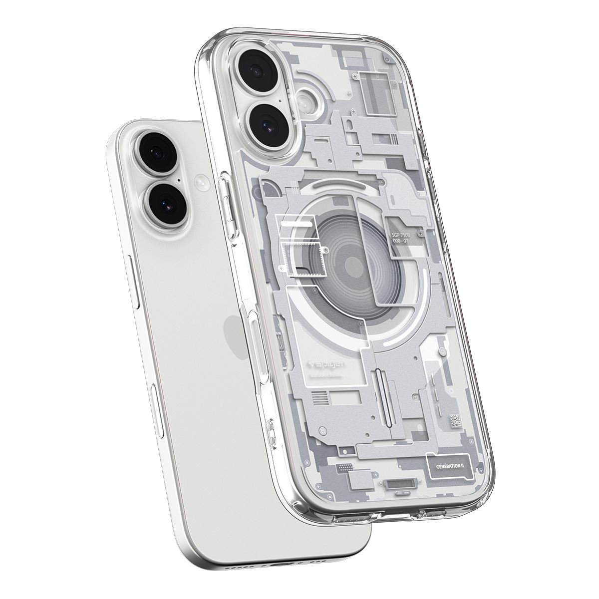 Spigen Ultra Hybrid MagSafe, zero one white - iPhone 17 (5)