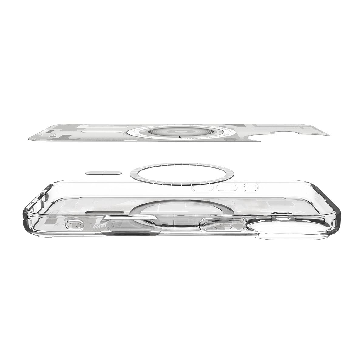 Spigen Ultra Hybrid MagSafe, zero one white - iPhone 17 (7)