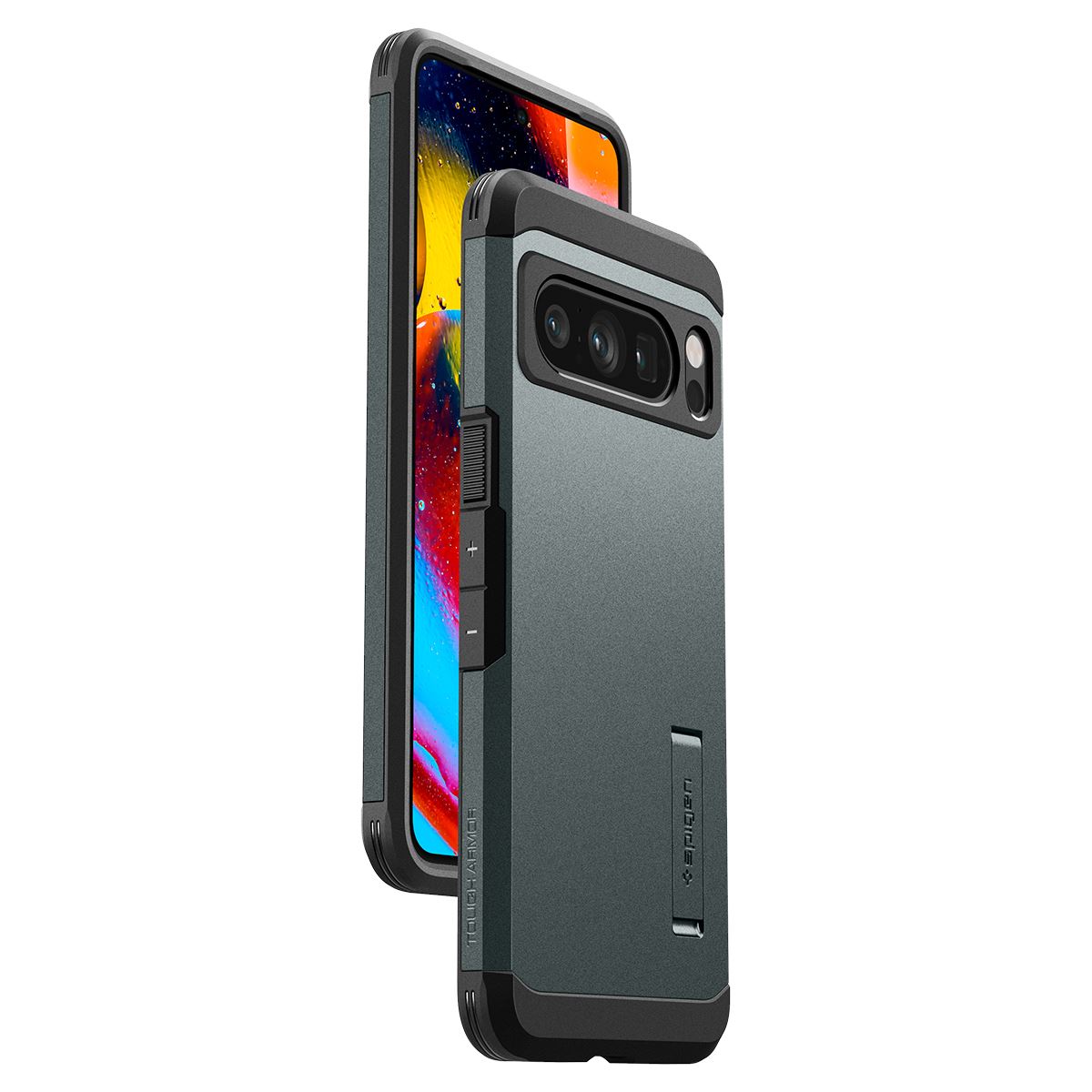 Spigen Tough Armor, abyss green - Google Pixel 8 Pro (12)